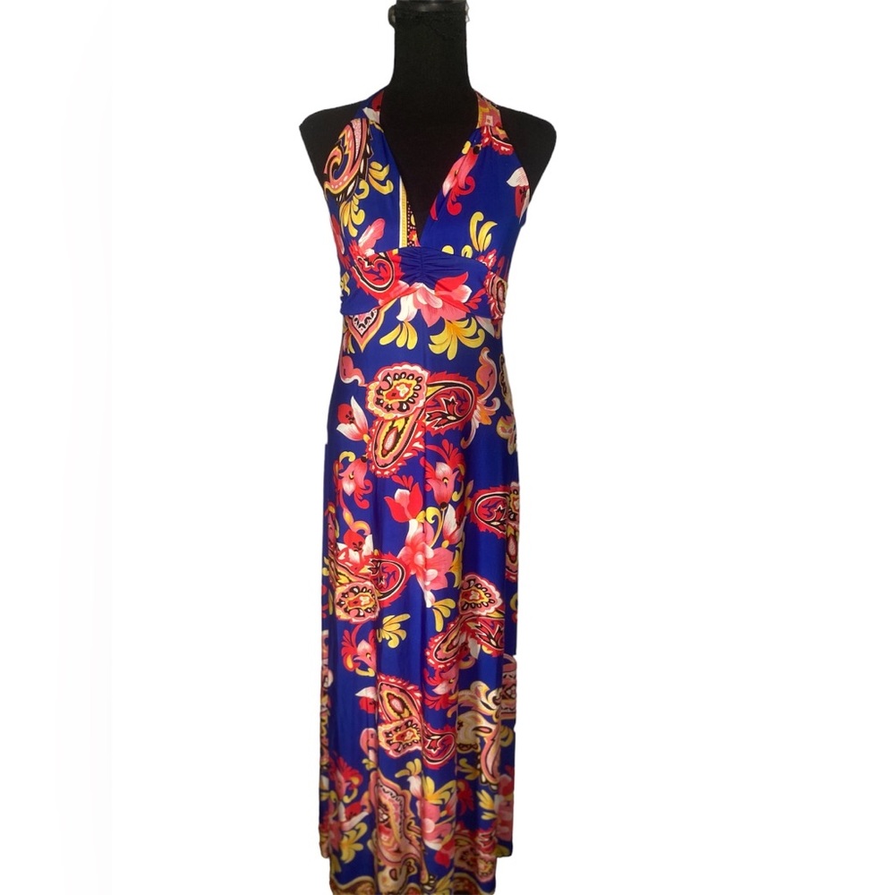 Purple rain, maxi dress